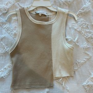 Asymmetrical tank top